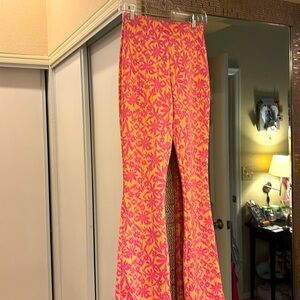 ZARA flower 🌸 power pull on boho pants